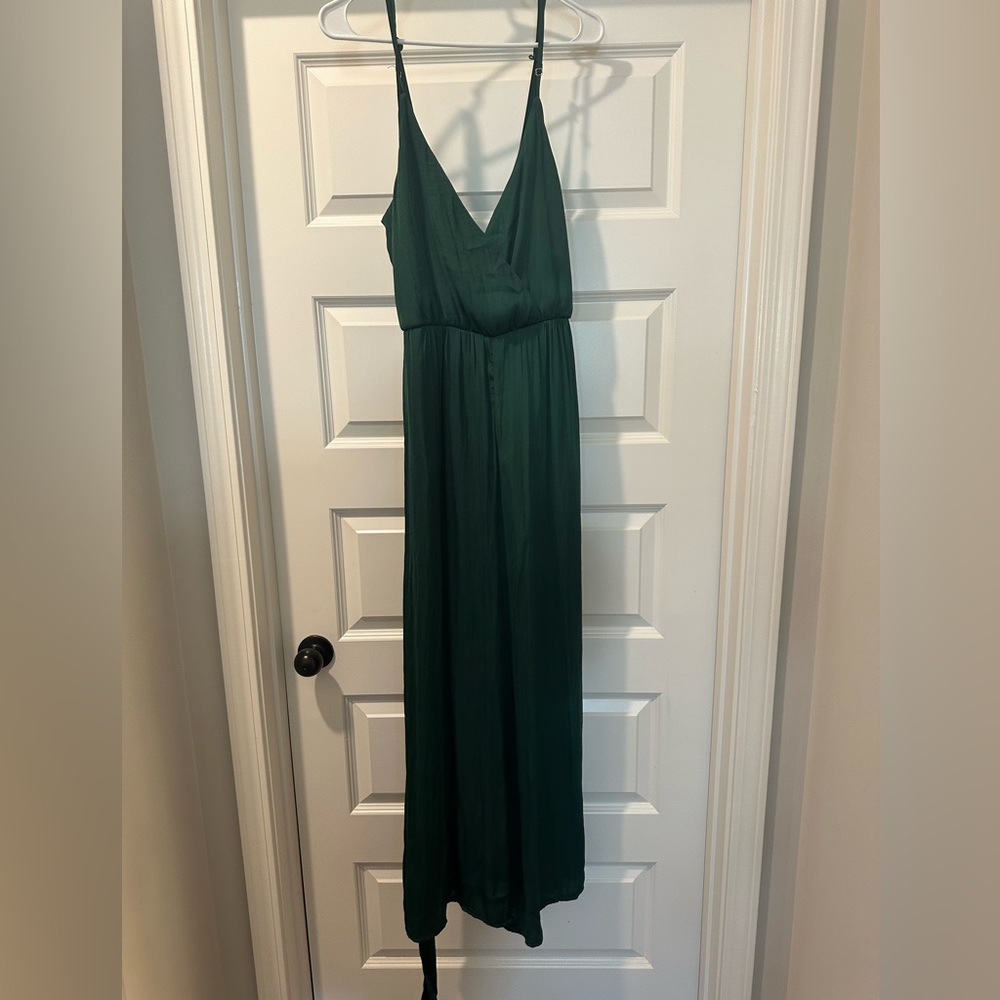 Selfie Leslie Forest Green Jumpsuit